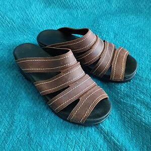 Sanita Brown Women's Sandals Size 40 Or 9